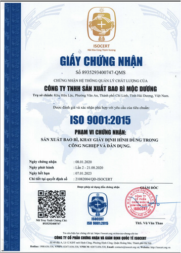 Chứng chỉ, Chứng nhận
